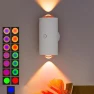 Превью LED Wireless Wall Sconce with Motion Sensor and Color Changing, NINE SQUARE EGOU