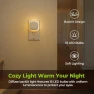 Превью Plug-in LED Backlit Night Light with Motion Sensor & Dusk to Dawn Sensor, Dimmable Warm White Nightlight with Adjustable... — Night Lights, AUVON