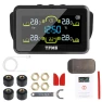 Car Solar TPMS Tire Pressure Monitoring System with Digital Clock and Cab Temperature Display — Aftermarket TPMS Solutions, Lntelligent Living Hall