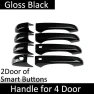 Glossy Black Smart Door Handle Cover — Car Door Entry Guard