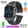 Smart Watch with LED Backlight, 2.02-inch Square HD Screen, Health Monitoring, Outdoor Sports, Fitness, Waterproof for... — Smartwatches, LIGE