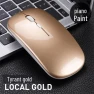 Transparent Silent Wireless Bluetooth Mouse with Rechargeable Feature for Laptops — Mouse Pads, Premium Choice