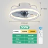 Smart Ceiling Fan with Light — Ceiling Fans, Intelligent Living Hall