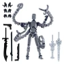 3D Printed Robot Figure with Accessories — Dolls & Figures, Schoolyard