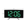 Electronic Alarm Clock with Curved Screen — Clocks, TOP-MALL-001