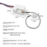 Mini Recessed PIR Ceiling Occupancy Motion Sensor Detector Light Switch — Motion Sensors, JOHO