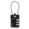Portable Smart Combination Lock Padlock with Steel Cable — Luggage Locks, SZmohan