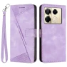 Triangle Imprinted PU Leather Wallet Stand Phone Case with Strap — Phone Accessories, Smartwatch 2025