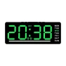 Smart Silent LED Electronic Wall Clock with Thermometer — Alarms & Clocks, Indigoae