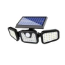 Solar 138LED Three-Head Separate Sensor Waterproof Outdoor Wall Light — Automotive Applicators, Value Vault