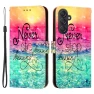 Leather Case Pattern Printing Wallet Stand Mobile Cover with Strap — Phone Accessories, Smartwatch 2025