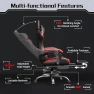 Превью Gaming Chair with Massage Lumbar Support and Footrest — Gaming Seating Solutions, Yaheetech