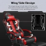 Превью Gaming Chair with Massage Lumbar Support and Footrest — Gaming Seating Solutions, Yaheetech