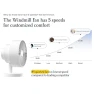 Превью Smart Fan – Ultra-Quiet 2-in-1 Air Circulator with Remote – 5-Speed Compact Cooling Fan – Whisper-Quiet - App Compatible... — Portable Cooling Solutions, Windmill