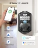 Превью WiFi Smart Lock with Fingerprint and Keypad — Deadbolts, TEEHO