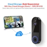 Превью Wireless Video Doorbell Camera with Receiver — Smart Home Security, BlazSync