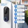 Превью Wireless Wi-Fi Video Doorbell Camera — Smart Home Security, Orbitell