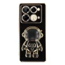 Electroplating Soft TPU Phone Cover with Astronaut Hidden Kickstand — Phone Accessories, Smartwatch 2025