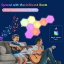 12-Piece Hexagon RGB Lighting Kit with Bluetooth — LED Strips, KaiSai