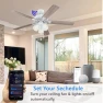 Превью Smart Wi-Fi Ceiling Fan Remote Control Kit — Ceiling Fan Wall Controls, 53T