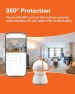 Превью Indoor Pan-Tilt Dome Security Camera (2-Pack) — Dome Surveillance Cameras, Sensforge