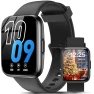 Превью Smart Watch with HD Dynamic Screen, Bluetooth Calls, 110+ Sport Modes, IP68 Waterproof, 24/7 Heart Rate and Sleep... — Smartwatches, Quintenztek