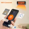Превью WiFi and App Controlled Portable Heater with 3D Flame Effect — Portable Heating Solutions, EOQIFJM