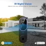 Превью Wireless Wi-Fi Video Doorbell Camera — Motion Sensors, Orbitell