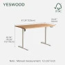 Превью Electric Height Adjustable Standing Desk — Office, YESWOOD