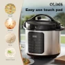 Превью Electric Pressure Cooker 8 Quart Stainless Steel Multi Cooker — Electric Pressure Cookers, OLIXIS