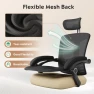 Превью Ergonomic Mesh Office Desk Chair with Footrest — Desk Chairs, DEVAISE