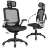 Превью Ergonomic Office Chair with Headrest, Flip-Up Arms, and Wide Cushion — Desk Chairs, GABRYLLY