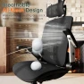 Превью Ergonomic Office Chair with Headrest, Flip-Up Arms, and Wide Cushion — Desk Chairs, GABRYLLY