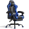 Превью Gaming Chair with Footrest and Massage Lumbar Support — Gaming Chairs, Shahoo
