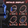 Превью Gaming Chair with Footrest and Massage Lumbar Support — Gaming Chairs, Shahoo
