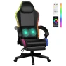Превью Gaming Chair with RGB Lights and Massage Lumbar Support — Gaming Seating Solutions, Nexthra