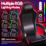 Превью Gaming Chair with RGB Lights and Massage Lumbar Support — Gaming Seating Solutions, Nexthra