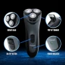 Превью Rechargeable Electric Rotary Shaver with Stainless Steel Blades and Pop-Up Trimmer — Rotary, Barbasol