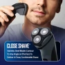 Превью Rechargeable Electric Rotary Shaver with Stainless Steel Blades and Pop-Up Trimmer — Rotary, Barbasol