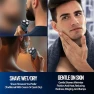 Превью Rechargeable Electric Rotary Shaver with Stainless Steel Blades and Pop-Up Trimmer — Rotary, Barbasol