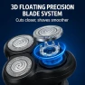 Превью Rechargeable Rotary Electric Shaver with 3D Floating Heads — Rotary, ABEAUROOSE