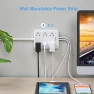 Превью WiFi Flat Plug Strip with 3 Smart Outlets and 3 USB Ports — Power Solutions & Surge Protection, TESSAN