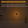 Превью Plug-in Amber Night Light, Auto Dusk to Dawn, Soft Glow, Dimmable, Diffused Light — Night Lights, YUNLEX