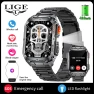 LED Flashlight Smart Watch for Men — Smartwatches, LIGE