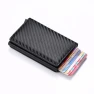 Thin Retractable Carbon Fiber Credit Card Holder Wallet — Wallets, Four Four