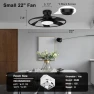 Превью Smart Low Profile Ceiling Fan with Lights — Ceiling Fans, Hoenofly