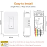 Превью Smart Wi-Fi Dimmer Switch — Light Dimmers, Nexete