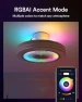 Превью Smart WiFi & Bluetooth Ceiling Fan with RGBAI Light — Ceiling Fans, Lumary