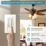 Превью Universal Ceiling Fan Remote Control Kit with Dimmer and Timing — Ceiling Fan Wall Controls, Prichor
