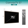Превью 75-Inch Class QLED 4K CanvasTV with Dolby Vision HDR and Google Smart TV — Television, Hisense